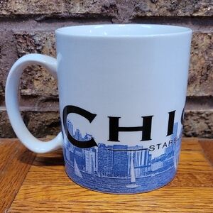 Starbucks Vintage Barista Chicago Skyline Series 2002